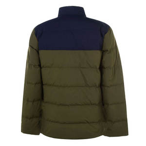Veste matelassée pour homme, bleu marine, vert olive, en nylon léger et isolé, manteau d'hiver avec fermeture à glissière, poches chaudes dans la rue. - Product Image 6
