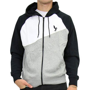 Sudaderas con cremallera para hombre de talla grande Patrón sólido de algodón 100% de moda y elegante para el invierno - Product Image 2