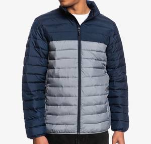 Chaqueta de mezclilla personalizable de talla grande para hombre, cuello levantado, nueva moda, prendas de vestir exteriores, servicio de suministro OEM, Material de poliéster hecho - Product Image 2