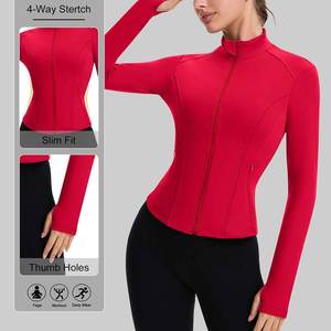 Stand Collar Best Track Jacket 2025 Poliéster Spandex Transpirable Elegante Look Chaquetas de chándal para mujer - Product Image 6