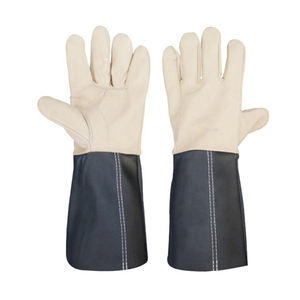 ถุงมือเชื่อมด้วยหนังถุงมือป้องกันมือถุงมือเชื่อมด้วย100% ดีไซน์ล่าสุด - Product Image 3