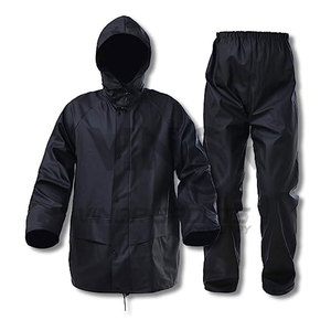 ชุดกันฝนสำหรับผู้ชายผู้หญิงเสื้อกันฝนสำหรับใส่ตกปลาเสื้อกันฝนและกางเกงมีฮู้ด - Product Image 5
