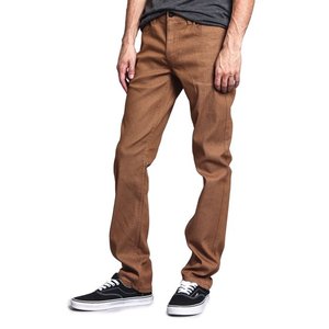 Men's lightweight, breathable, loose casual <b>jeans</b> with stylish tapered feet design, <b>slim</b> fit straight leg elastic <b>jeans</b> - Product Image 4