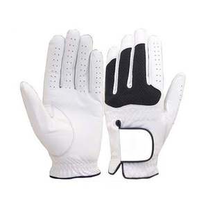 Breathable Durable Genuine Leather Golf Gloves Stylish Quality Customized Logo Waterproof UV Protection Sports <b>Applicability</b> - Product Image 4