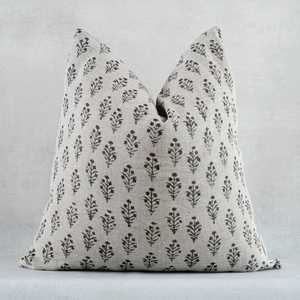 Indien fait à la main nouveau Design fleur bloc impression taie d'oreiller coton housse de canapé literie housses de coussin - Product Image 6