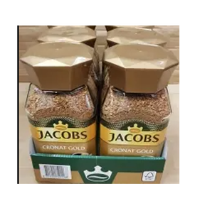 Café instantané Jacobs Cronat Gold 200g, mélange robuste, approvisionnement en vrac pour les cafés et les services de traiteur - Product Image 4