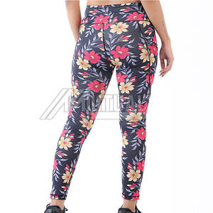 Leggings tricotés taille haute pour femmes pour pantalons extensibles d'entraînement décontractés pour la course à pied Scrunch Butt Yoga et entraînement - Product Image 3