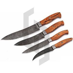 Ensemble de 4 couteaux de cuisine damas - Product Image 5