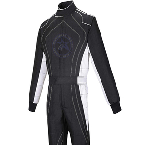 Tenue de karting sportswear personnalisée-Ensembles de course de moto bleu/blanc/noir grande taille taille sur mesure - Product Image 3