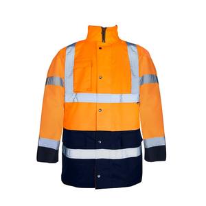 Chaqueta Parka de Alta Visibilidad de Dos Tonos de Alta Calidad al por Mayor, Ropa de Trabajo de Seguridad de Dos Tonos, Chaqueta Reflectante de Alta Visibilidad - Product Image 5