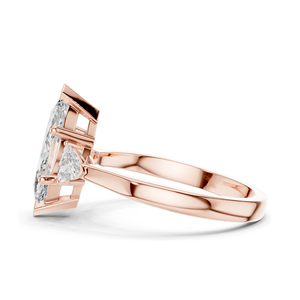 Anillo de Diamantes CVD de Laboratorio de 1.3 CT, VVS-VS EF, para Mujer, Elegante, en Oro de 18K, 14K, 10K y Plata 925, Oro Rosa, Amarillo y Blanco - Product Image 6