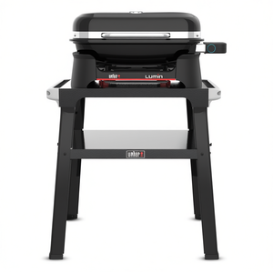 Parrilla Eléctrica para Barbacoa LUMIN Negra 1501652 con Soporte, 2200W, Solución Práctica para Cocinar al Aire Libre - Product Image 3