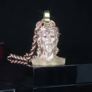 Custom Jesus <b>Pendant</b> Necklace VVS Moissanite Iced Out Hip Hop Style Rhodium Plated <b>Charm</b> <b>Pendants</b> - Product Image 2