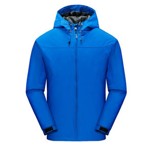 Chaquetas transpirables cortavientos personalizadas para adultos de alta calidad, ropa de Equipo Impermeable, chaqueta de lluvia a prueba de viento de nailon 100% - Product Image 1