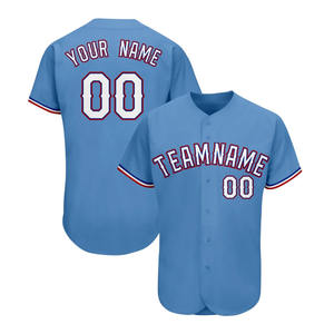 Camisetas de Béisbol Personalizadas con Nombre de Equipo, Impresas en Serigrafía, 100% Poliéster, Transpirables y de Secado Rápido, Tallas Unisex para Adultos - Product Image 6