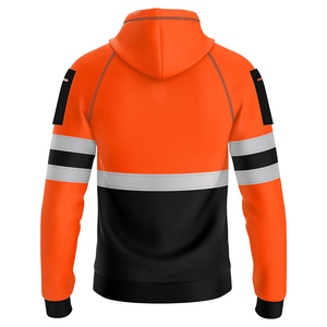 Chaqueta reflectante de seguridad para hombre, ropa de trabajo de alta visibilidad, chaquetas protectoras duraderas para exteriores, uniformes de construcción Industrial - Product Image 6