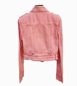 Custom Logo Stylish Design Sports <b>Blue</b> Streetwear <b>Womens</b> <b>Jean</b> Denim Jackets <b>Women</b> Windbreak Jackets - Product Image 6