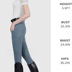 Pantalons d'équitation personnalisés, service OEM, jodhpurs et culottes, légers, séchage rapide, nylon/spandex/polyester - Product Image 3