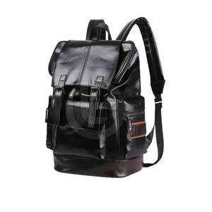 Waterproof Sublimation Leather <b>Backpacks</b> Latest Design Wholesale Leather <b>Backpacks</b> Stylish Leather <b>Backpack</b> - Product Image 1