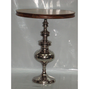 โต๊ะอาหารกลางทำจากโลหะและไม้สำหรับนักออกแบบ - Product Image 6