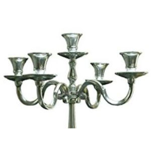 New Classic 5 Arm <b>Candelabras</b> Aluminium Candle Stand Shinny Polished Candle Holder for Dining Table Decor <b>Candelabra</b> - Product Image 3