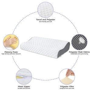 Hot Sale Fluffy Soft Ergonomic <strong>Memory</strong> <strong>Foam</strong> Bed <strong>Pillow</strong> - Product Image 5