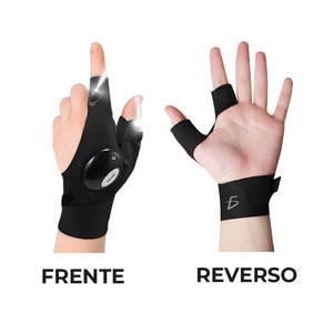 Coppia di Guanti da Pesca a 2 Dita con Luce LED in Plastica - Product Image 5