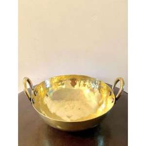 Exquisito tazón de servicio de latón Premium para crear impresionantes arreglos de comedor y proporcionar una utilidad confiable - Product Image 6