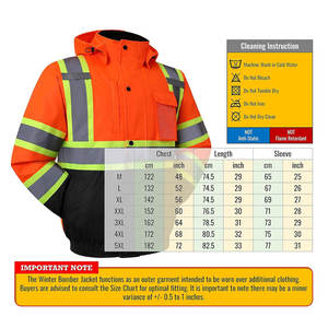 Veste de travail imperméable respirante et confortable de 2000M pour la conception unisexe de panneau Logo personnalisé veste de sécurité haute visibilité - Product Image 2