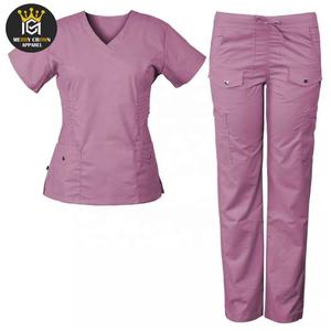 2025 uniforme médico clásico ropa de enfermera al por mayor traje Pakistán hecho personalizado conjunto OEM mantenido - Product Image 1