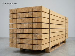 Madera de Pino de Grado Industrial, Corte Rústico 10x10x400cm, Madera de Construcción Premium, Vigas Estructurales para Exteriores, Almacén, Ceysan - Product Image 4