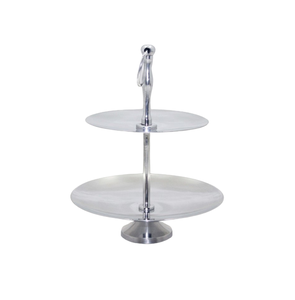 Venta al por mayor soporte de pastel personalizado diseño moderno alta calidad aluminio latón Color acabado madera Metal hierro Material conjunto disponible - Product Image 2