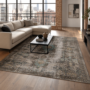 <b>Rug</b> Weavers RW7015 Beacon Taupe Modern Washable <b>Rug</b> Dropshipping Wholesale Washable Chenille 10 Sizes - Product Image 1