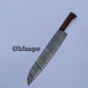 New Arrivals Eco-Friendly Stocked Damascus Steel <b>Bread</b> <b>Knife</b> Chef <b>Knife</b> Hot Sale Kitchen <b>Knives</b> with Walnut Wood Handle Cutlery - Product Image 1