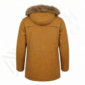 Luxury Parka Fur Jacket Winter <b>Men's</b> Women's Warm Thick Hooded Coat Faux Lining Cold Weather Wear Thermal Fashionable - Product Image 2