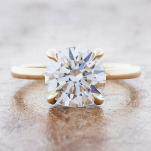 Solitaire Lab Grown Diamond <b>Ring</b> Fine Jewelry <b>18K</b> <b>Gold</b> Emerald Cut Diamond <b>Ring</b> High Quality <b>Ring</b> For Women <b>Men</b> - Product Image 3