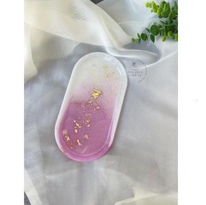 Bandeja de servicio de resina moderna de diseño personalizado de calidad superior Bandeja decorativa Bandejas de resina a granel para exportación mundial desde la India - Product Image 5