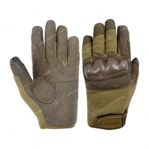Guantes tácticos para deportes al aire libre con logotipo personalizado con nudillos duros duraderos para entrenamiento de caza tiro lucha escalada - Product Image 1