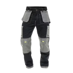 Pantalons de travail en polyester respirant certifiés CE, sur mesure, en gros, OEM ODM, vêtements de travail de sécurité, vêtements de travail industriels multi-poches - Product Image 1