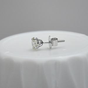 Goujons en diamant véritable certifiés IGI Boucles d'oreilles délicates faites à la main en or massif 14K Cadeau de bijoux romantiques pour un usage quotidien unisexe Brillant - Product Image 3