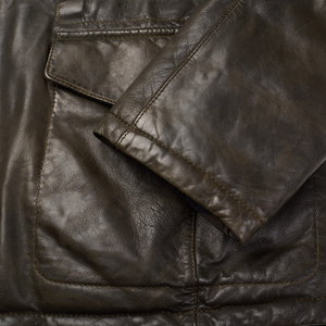 Meilleures ventes Veste d'hiver mince pour hommes Design personnalisé avec caractéristiques uniques du haut en cuir Veste de vêtements pour hommes - Product Image 5