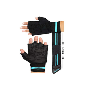 ถุงมือตาข่ายรัดข้อมือปรับได้สำหรับใช้ฝึกออกกำลังกายเพาะกาย - Product Image 6