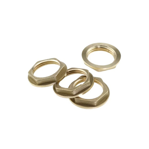 Manufacturer Exporter High Quality Corrosion Resistant Durable CNC Machined Nickel-Plated Brass Lock <b>Nuts</b> for Gas Installation - Product Image 1