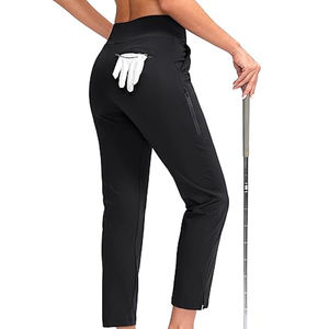 Femmes 7/8 Stretch cheville Bootcut Golf pantalon léger séchage rapide sport Performance décontracté 5 poches taille moyenne avant plat - Product Image 3