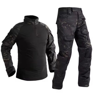 Ensemble uniforme tactique camouflage imperméable et respirant pour homme, pantalon long et chemise à manches longues pour la chasse, la randonnée et l'entraînement en plein air - Product Image 4