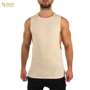 Camisetas de Gimnasio Personalizadas al por Mayor de Algodón/Poliéster 230gsm, Transpirables, Tejidas, sin Mangas, Ecológicas, de Secado Rápido, Ropa Deportiva para Hombre - Product Image 4