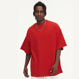 Camiseta de Algodón 100% para Hombre, Estilo Urbano, Corte Holgado, Tejido de Punto Sólido de 220 g/m², con Logotipo Personalizado e Impresión Digital - Product Image 4