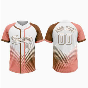 Uniformes Deportivos Personalizados con Logotipo para Equipos Adultos, Uniformes de Softbol Sublimados, Jersey y Pantalones Cortos, Uniformes de Béisbol al por Mayor OEM, Tallas Grandes - Product Image 4