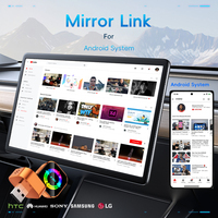 Nouvelle conception 4 en 1, boîte de conversion de voiture Carplay Android Auto Mirror Link, adaptateur sans fil Airplay