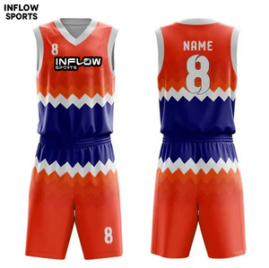 Maillot de basket-ball professionnel pour hommes, séchage rapide, respirant, uniforme avec option de taille plus, nom d'équipe personnalisable imprimé - Product Image 2